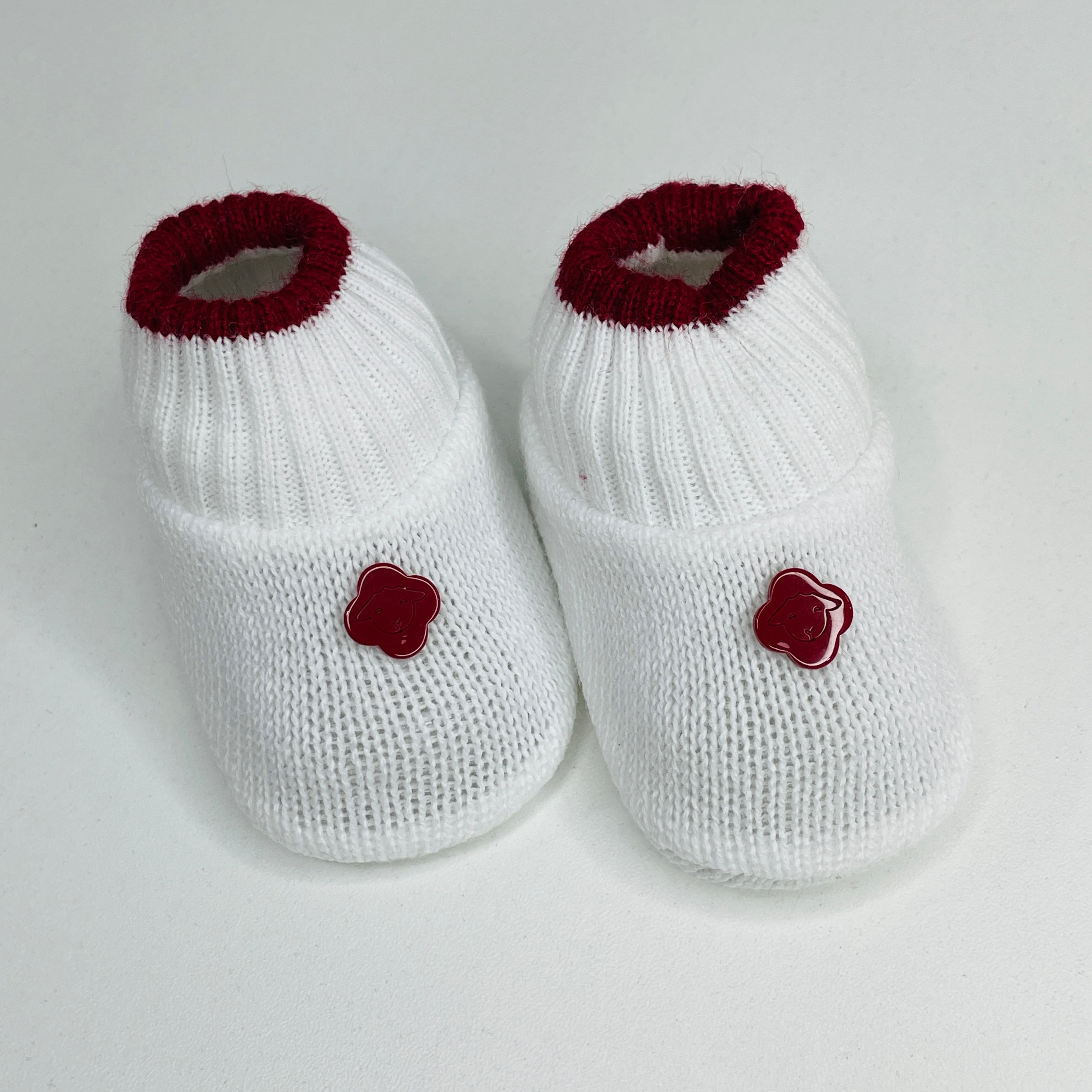 Sapatinho Bebe Tricot Listras