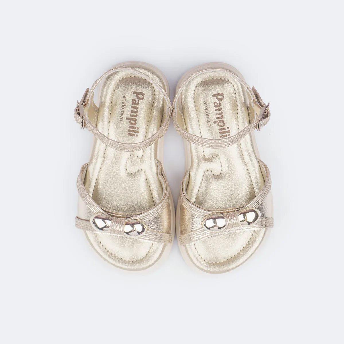 Sandália Infantil Feminina Pampili Sand Flower Tramado