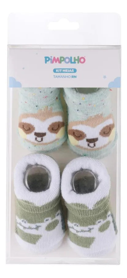 Kit Meia Masculina Pimpolho Rn Com 2 Pares