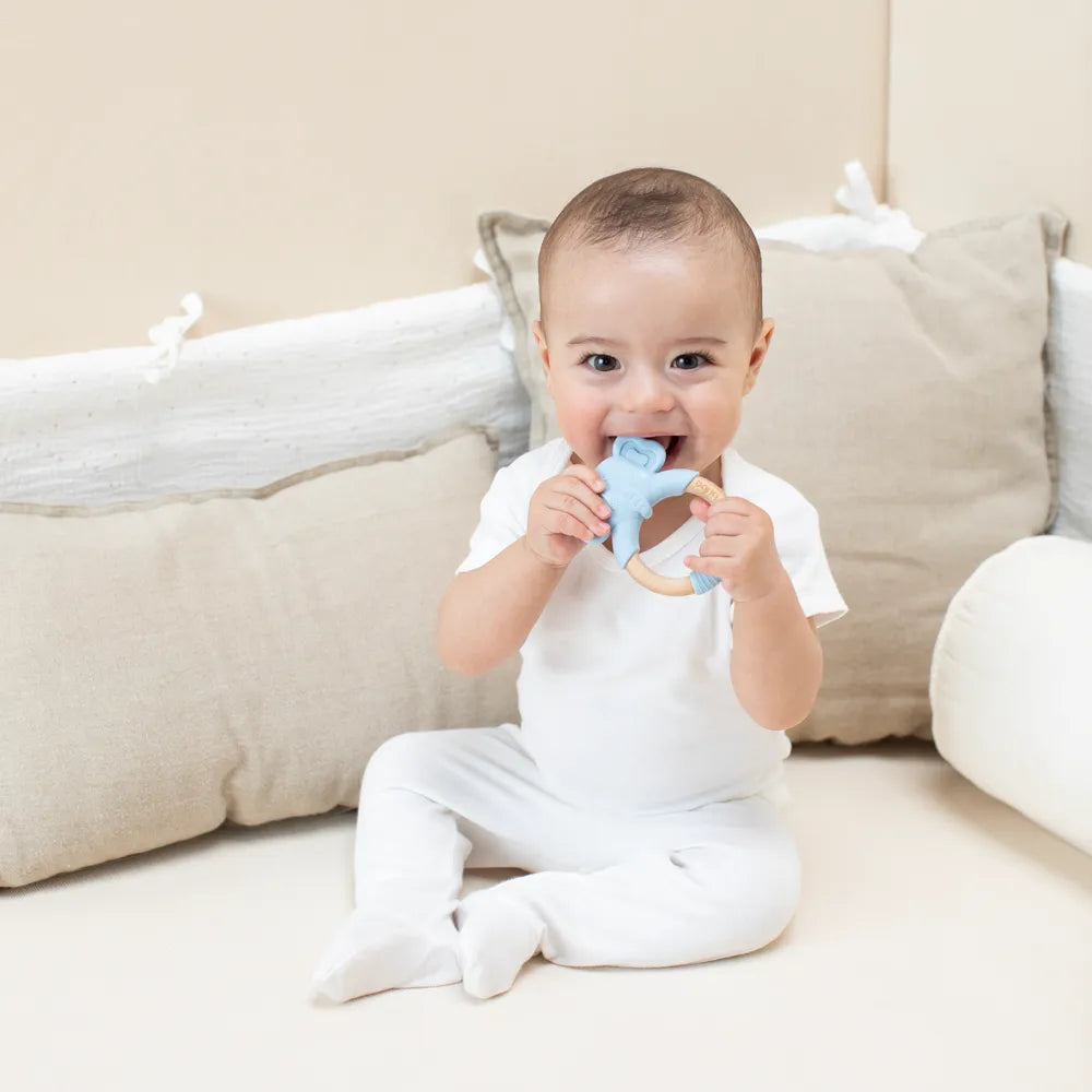 Mordedor de Silicone e Bambu – Buba | Alívio para a Dentição | BPA Free