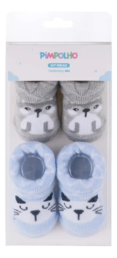 Kit Meia Masculina Pimpolho Rn Com 2 Pares