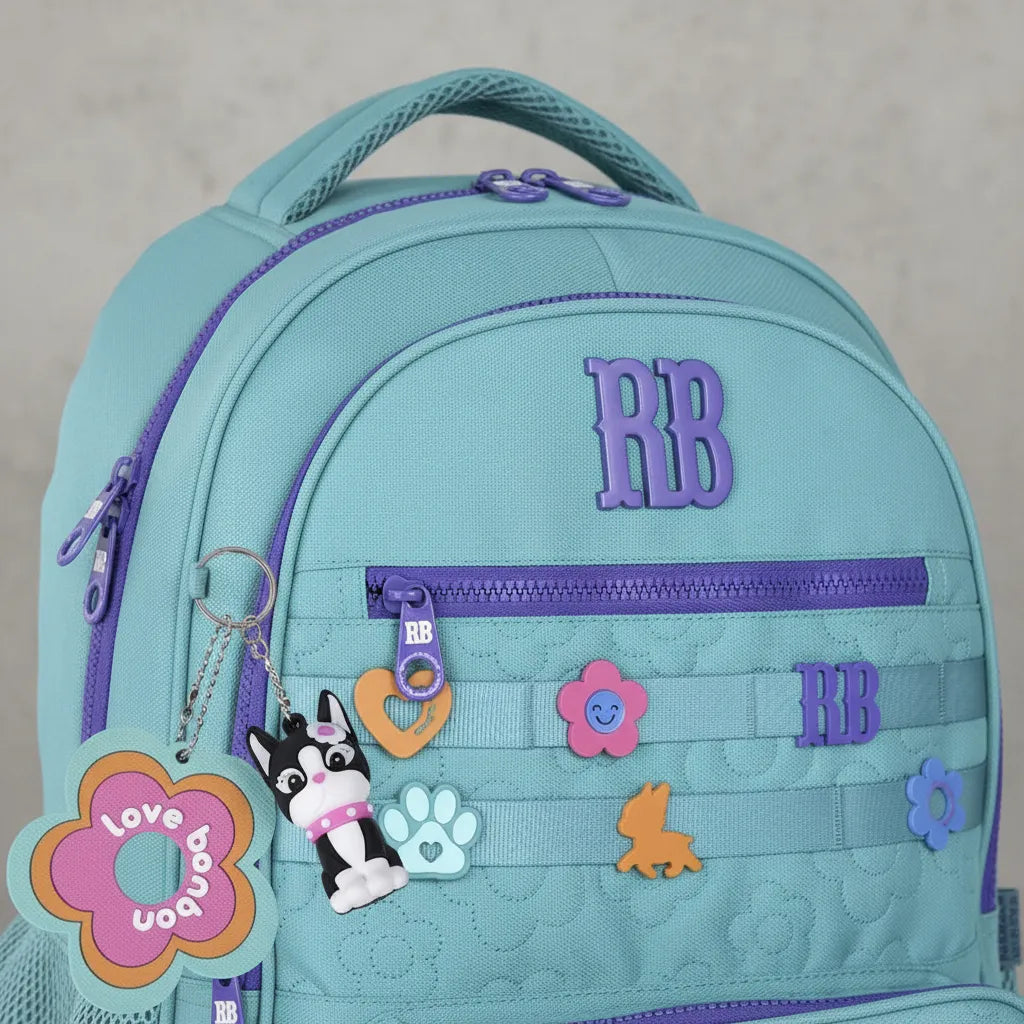 Mochila De Costas Rebecca Bonbon Flower Power 17,5 Escolar