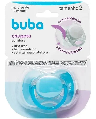 Chupeta Comfort Buba 100% Silicone Ultra Soft Tamanho 2