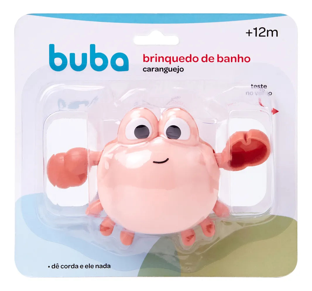 Brinquedo De Banho Buba Caranguejo +12 Meses