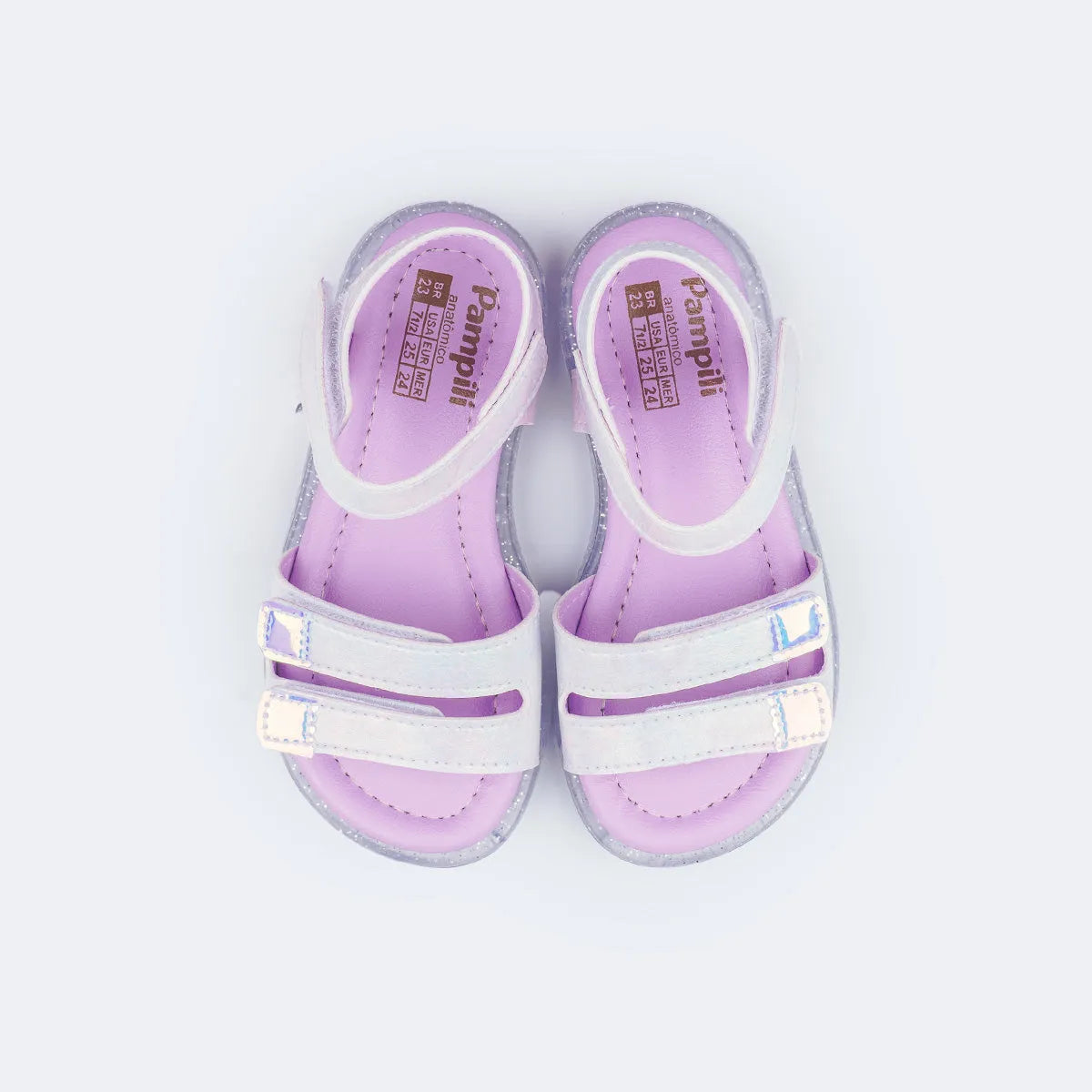 Sandália de Led Infantil Pampili Lulli Tie Dye