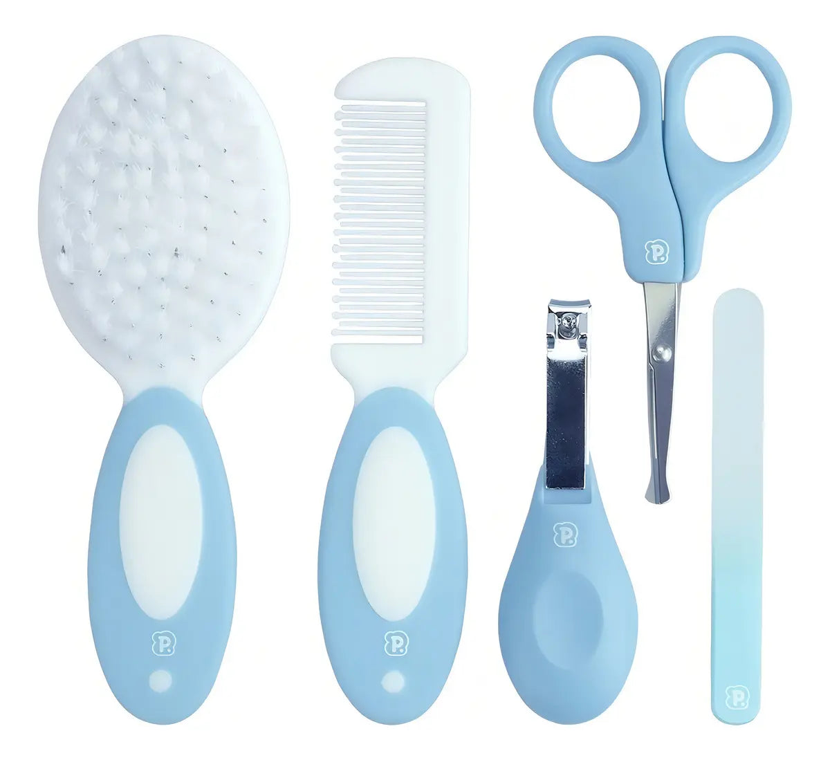 Kit Cuidados e Higiene para Bebê Pimpolho 5 Peças 0+ Meses