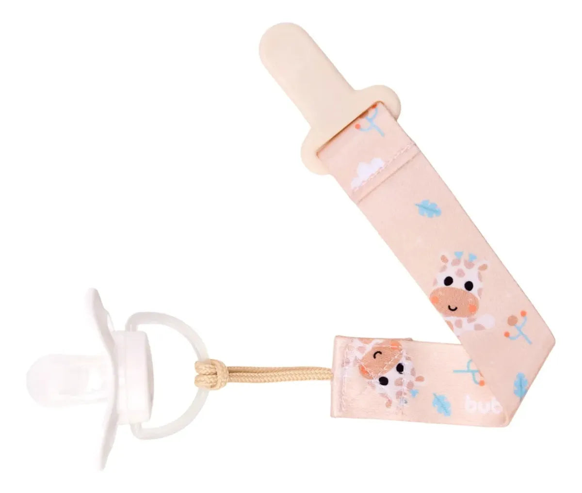 Prendedor de Chupeta Infantil Buba Zoo +3M Livre de BPA