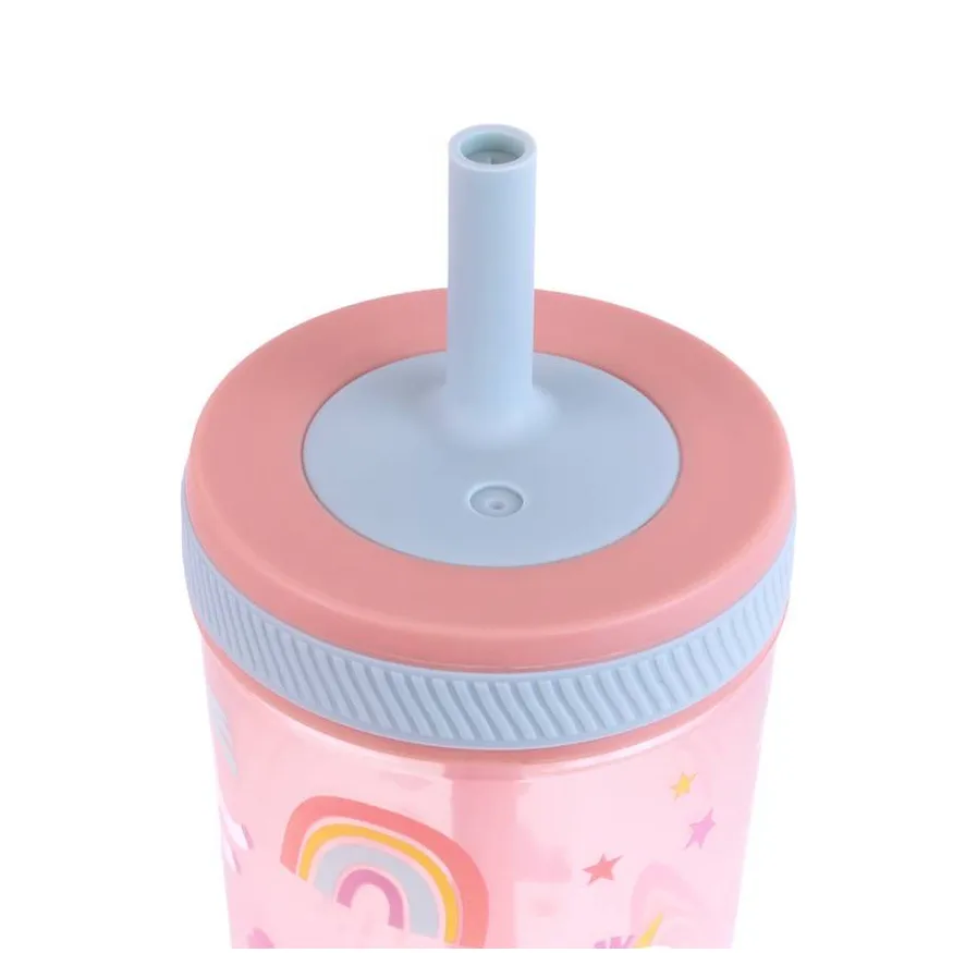 Copo Antivazamento Infantil Buba Magic com Canudo +12M Livre de BPA
