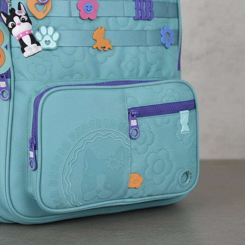 Mochila De Costas Rebecca Bonbon Flower Power 17,5 Escolar