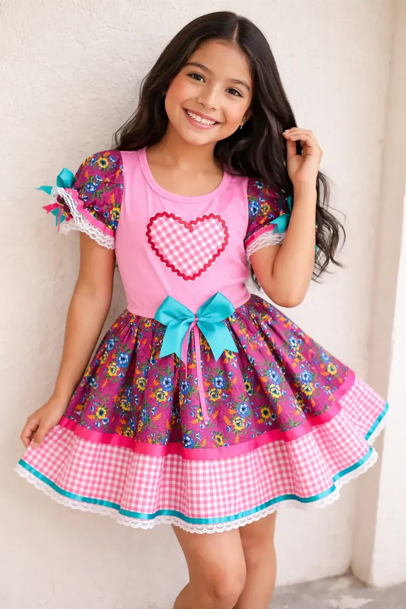 Vestido Caipira Xadrez para Festa Junina