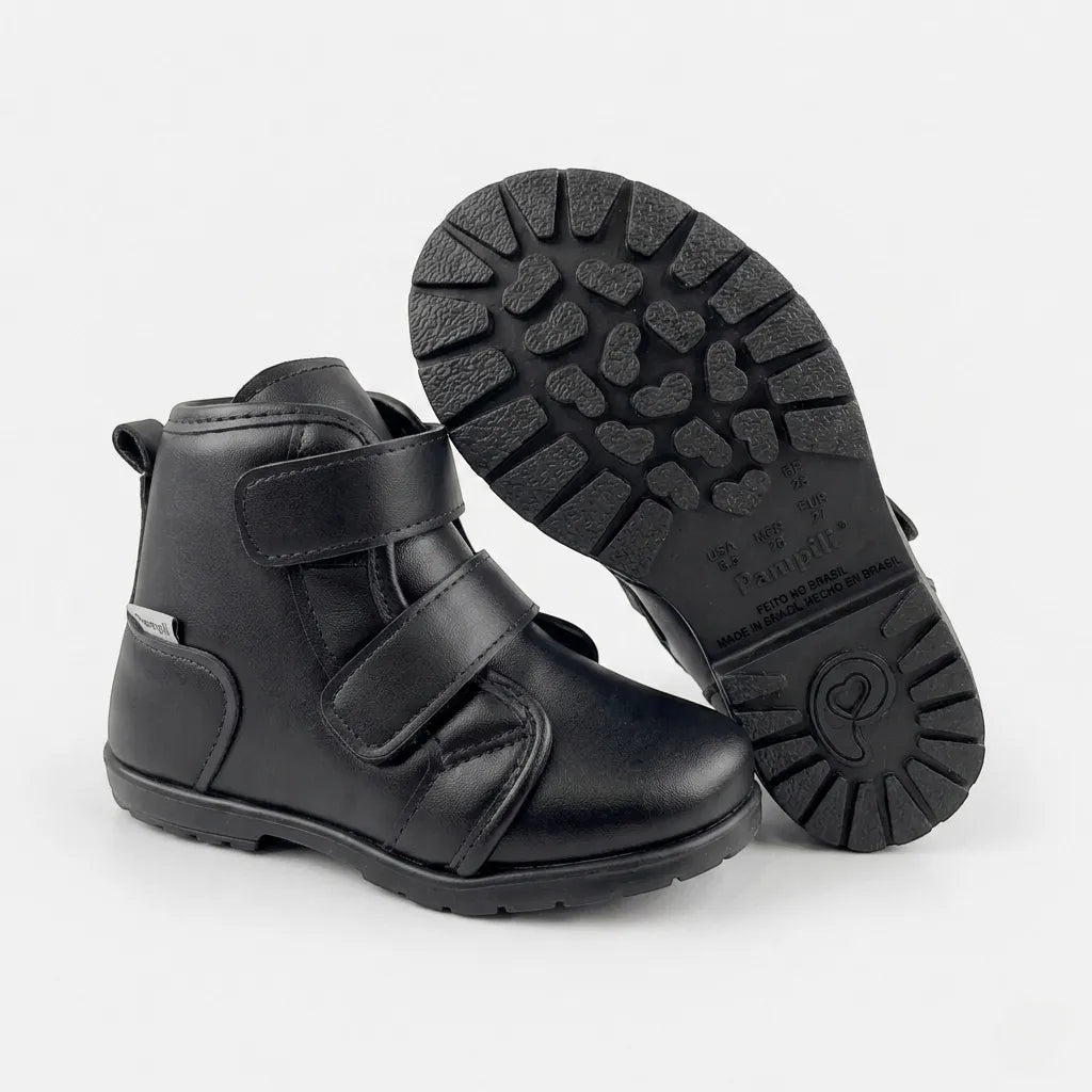 Bota Infantil Feminina Pampili Rubi Preta