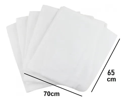 Fralda Luxo Mry Lisa Com Bainha 5 Peças - 70x65 Cm