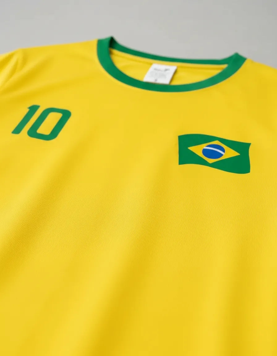 Camisa Manga Curta Felix Baby Brasil Adulto