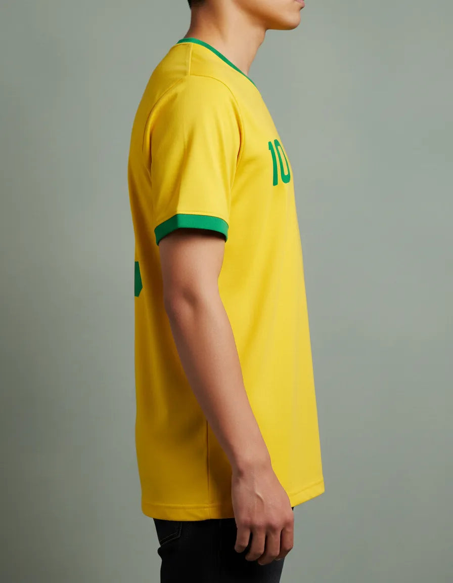 Camisa Manga Curta Felix Baby Brasil Adulto