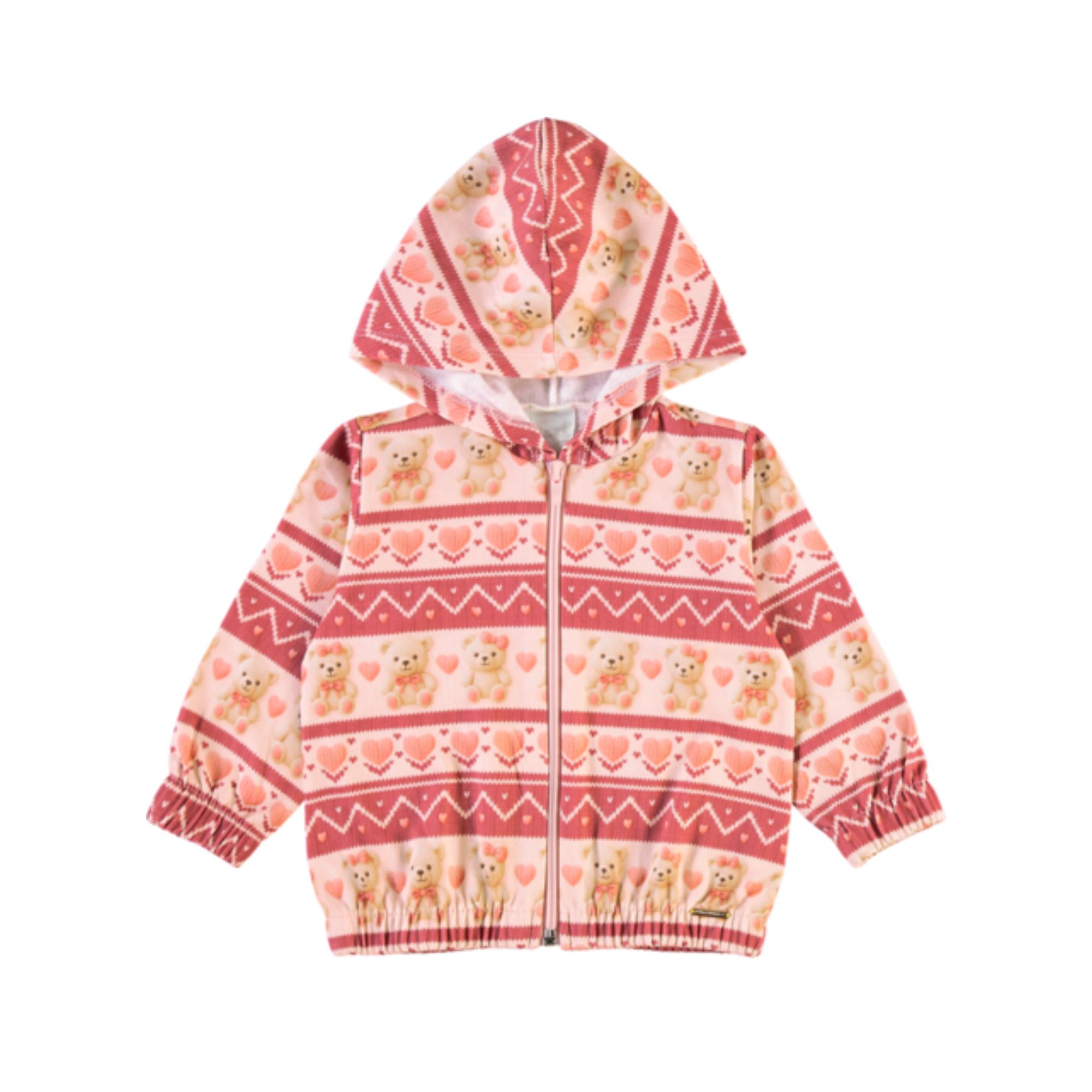 Conjunto Infantil Feminino Pulla Bulla Ursinha Corações