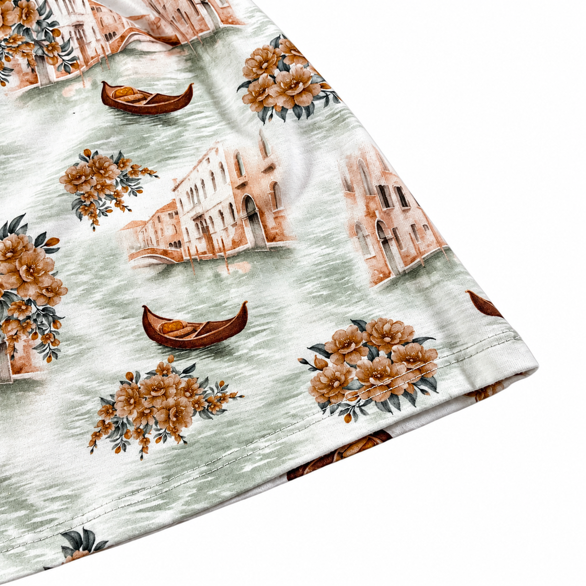 Vestido Infantil Feminino Milon Estampado Cotton com Pérolas