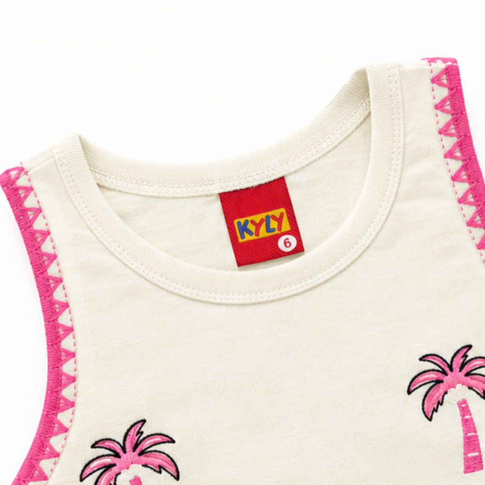 Conjunto Infantil Feminino Kyly Infanto-Juvenil Paradise