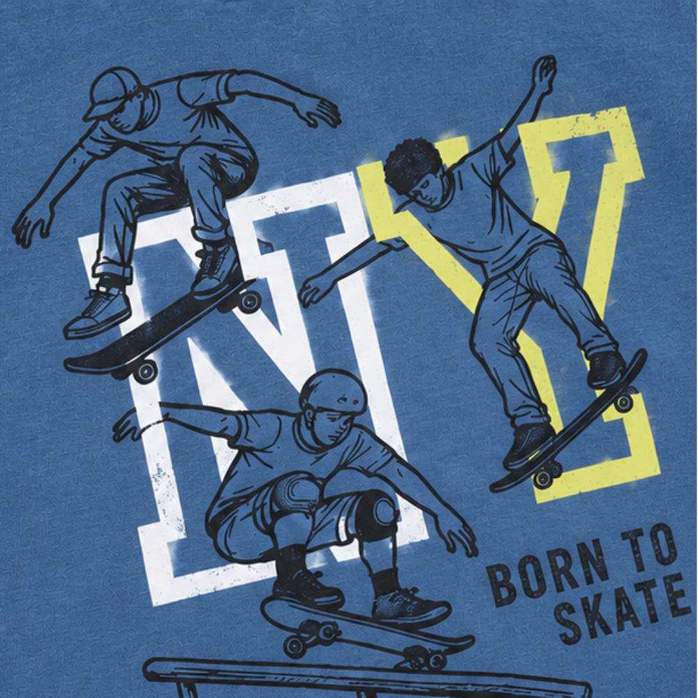 Conjunto Infantil Masculino Kyly T-Shirt Estampada e Calções