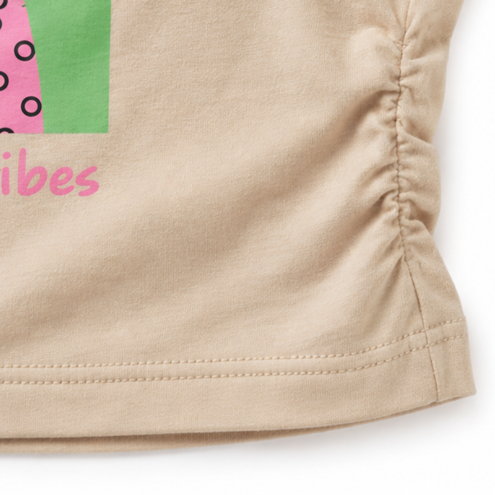 Conjunto Bebê Feminino Camiseta e Short Kyly Summer Best