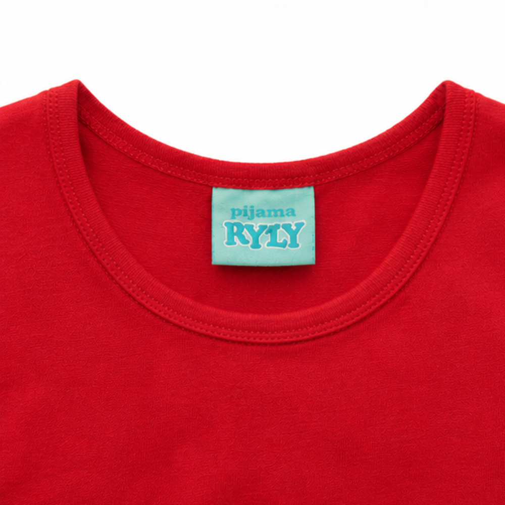 Pijama Infantil Feminino Kyly Love de Natal Brilha no Escuro