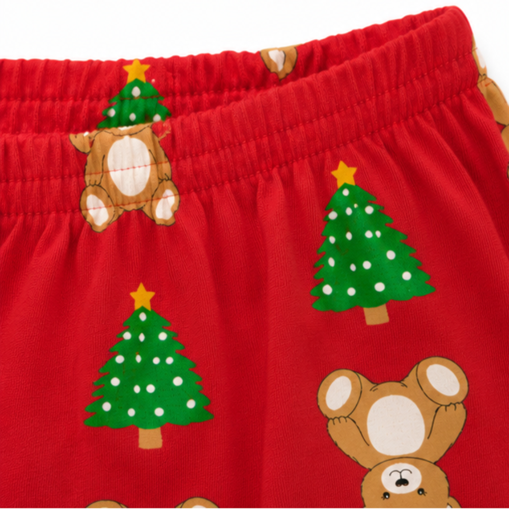 Pijama Infantil Feminino Kyly Love de Natal Brilha no Escuro