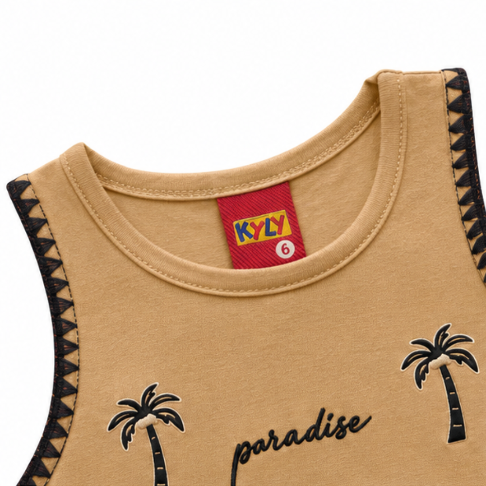 Conjunto Infantil Feminino Kyly Infanto-Juvenil Paradise