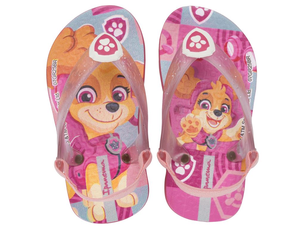 Chinelo Sandália Ipanema Friends Patrulha Canina Friends Com Elástico