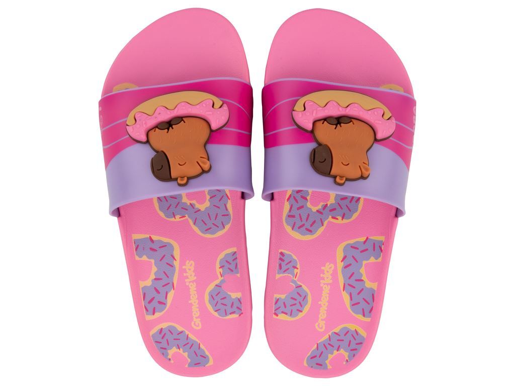 Chinelo Infantil Feminino Capi Mania Capivara Grendene Kids