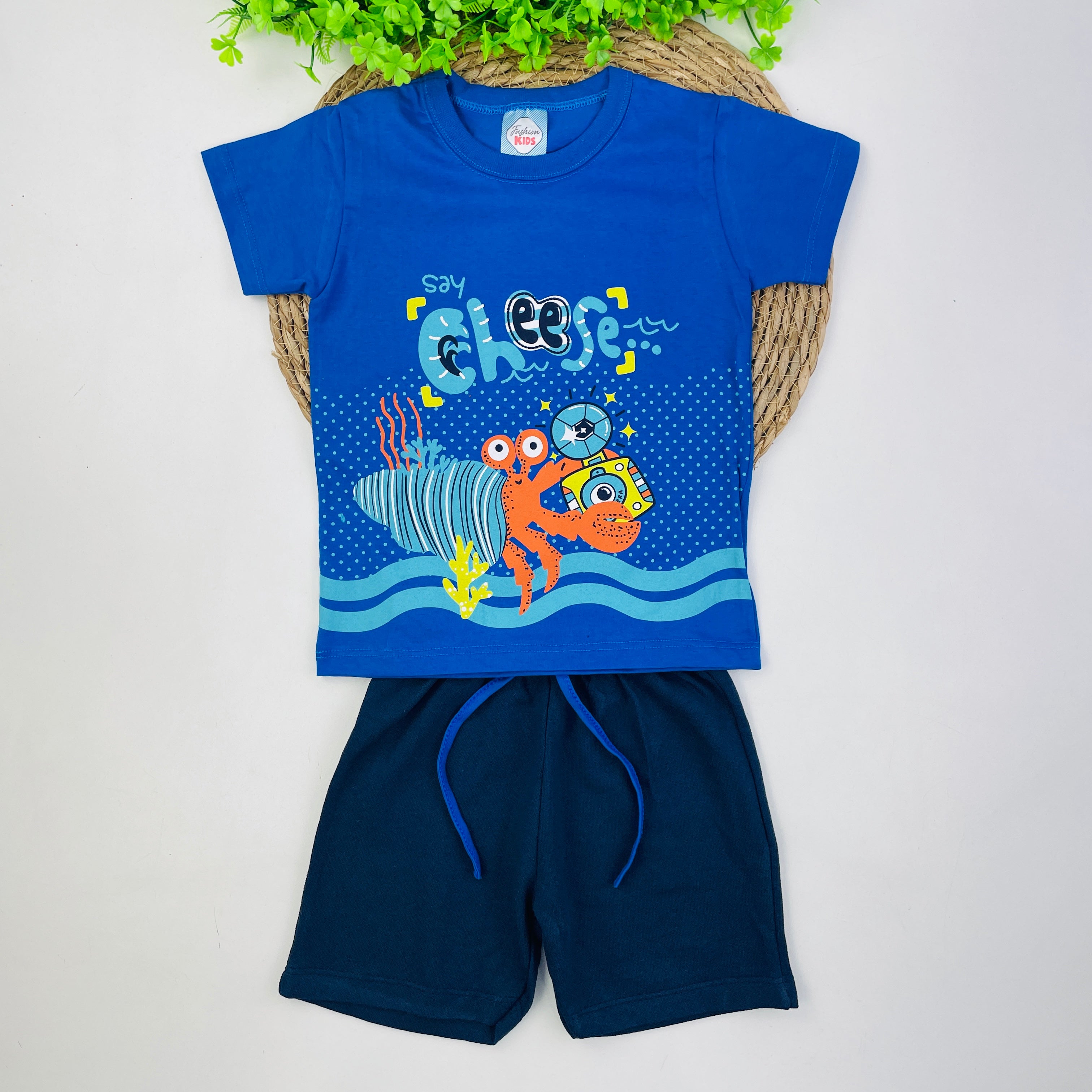 Conjunto Fashion  Infantil Masculino Kids Say Cheese