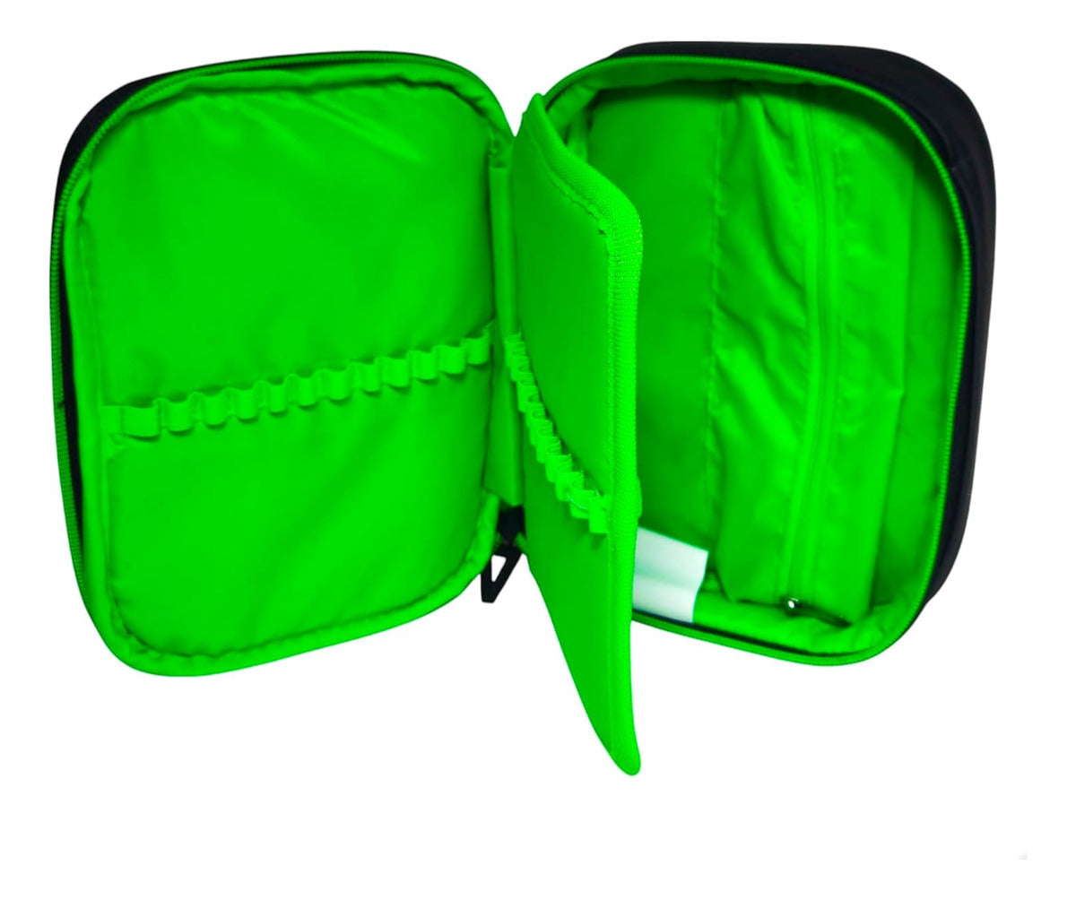 Kit Mochila e Estojo Loud Clio Style Oficial Escolar Juvenil Voltas às Aulas Meninos