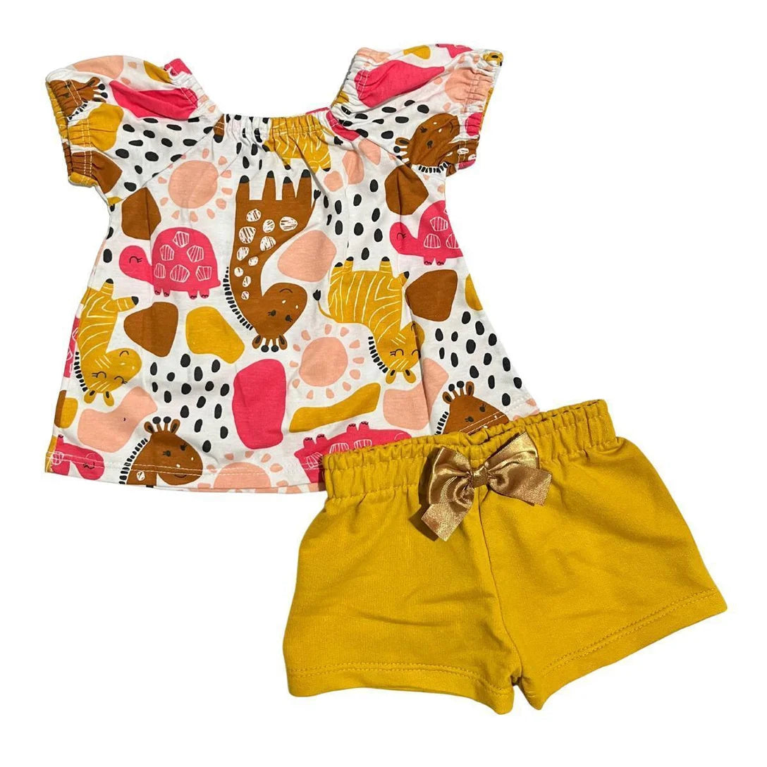 Conjunto Kyly Feminino Infantil Safari