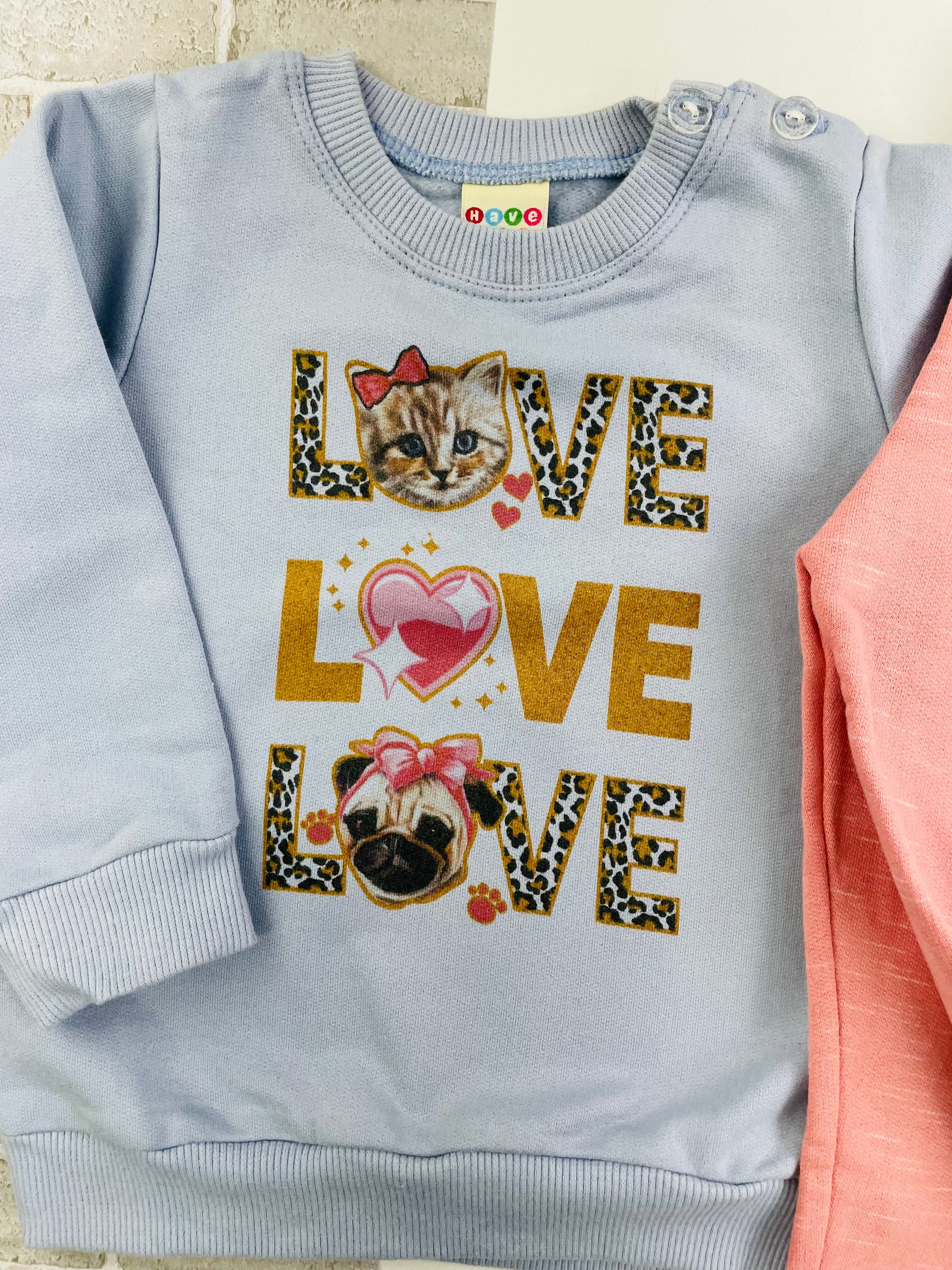 Conjunto Have Fun Love Moletom