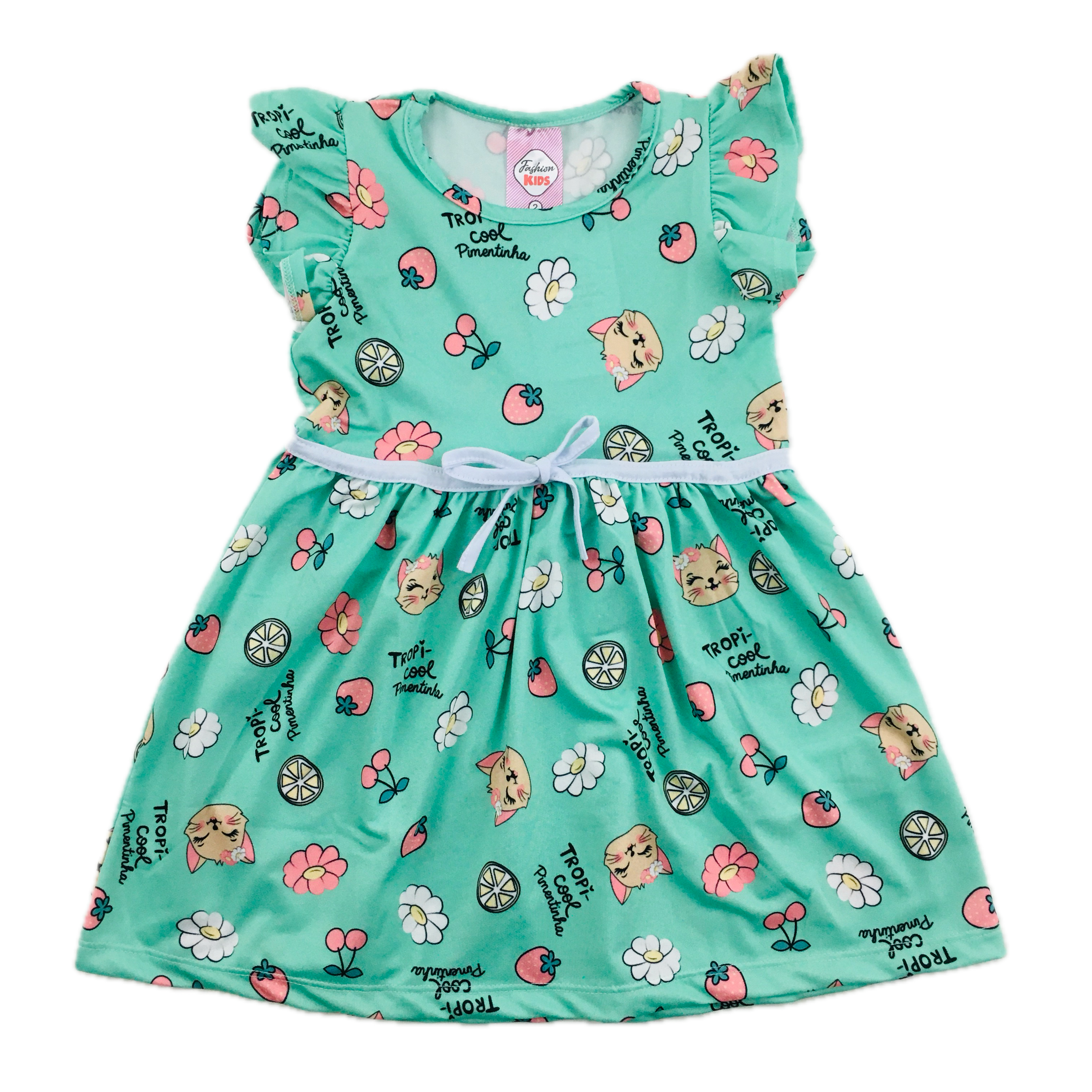 Vestido Fashion Kids Tropicool Pimentinha