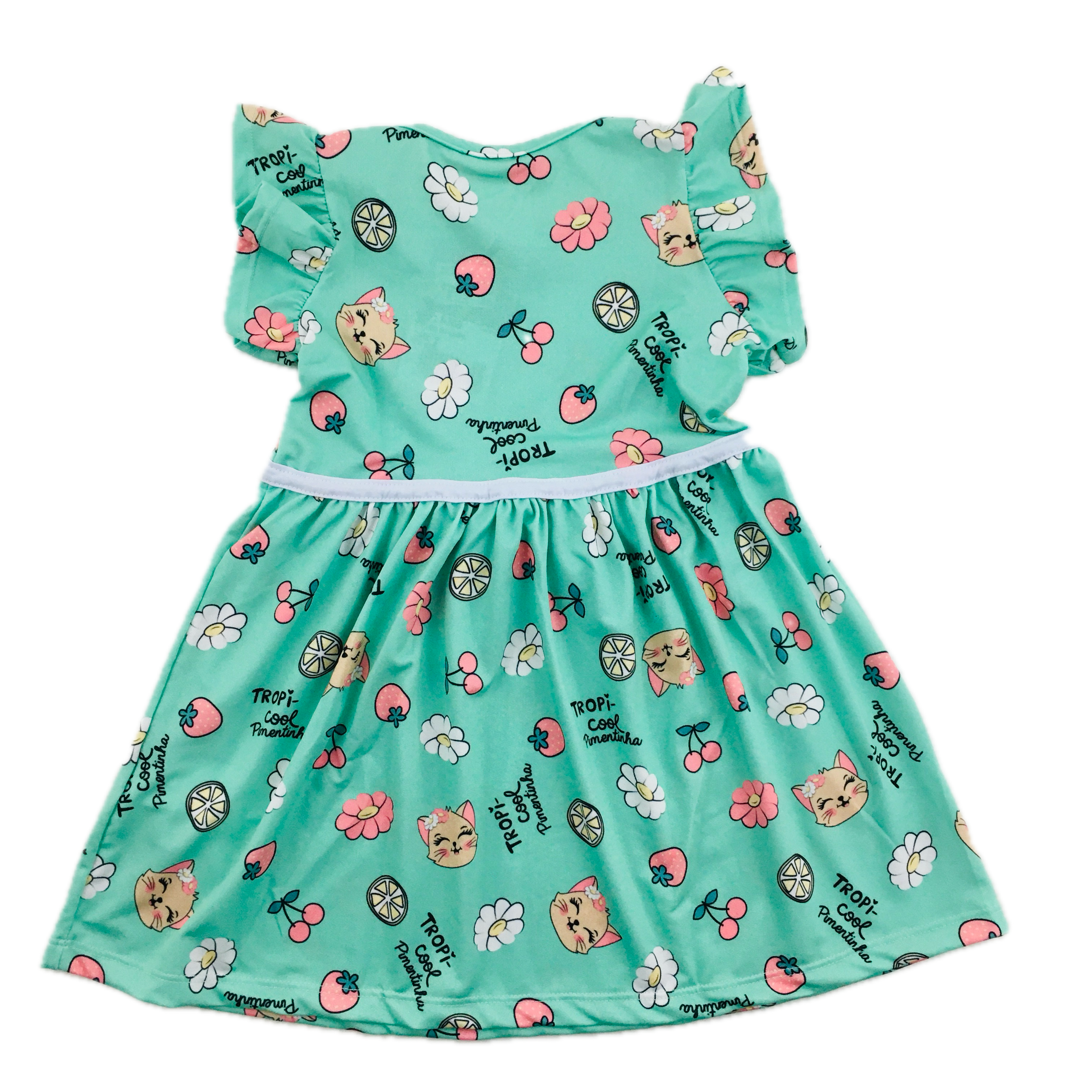 Vestido Fashion Kids Tropicool Pimentinha