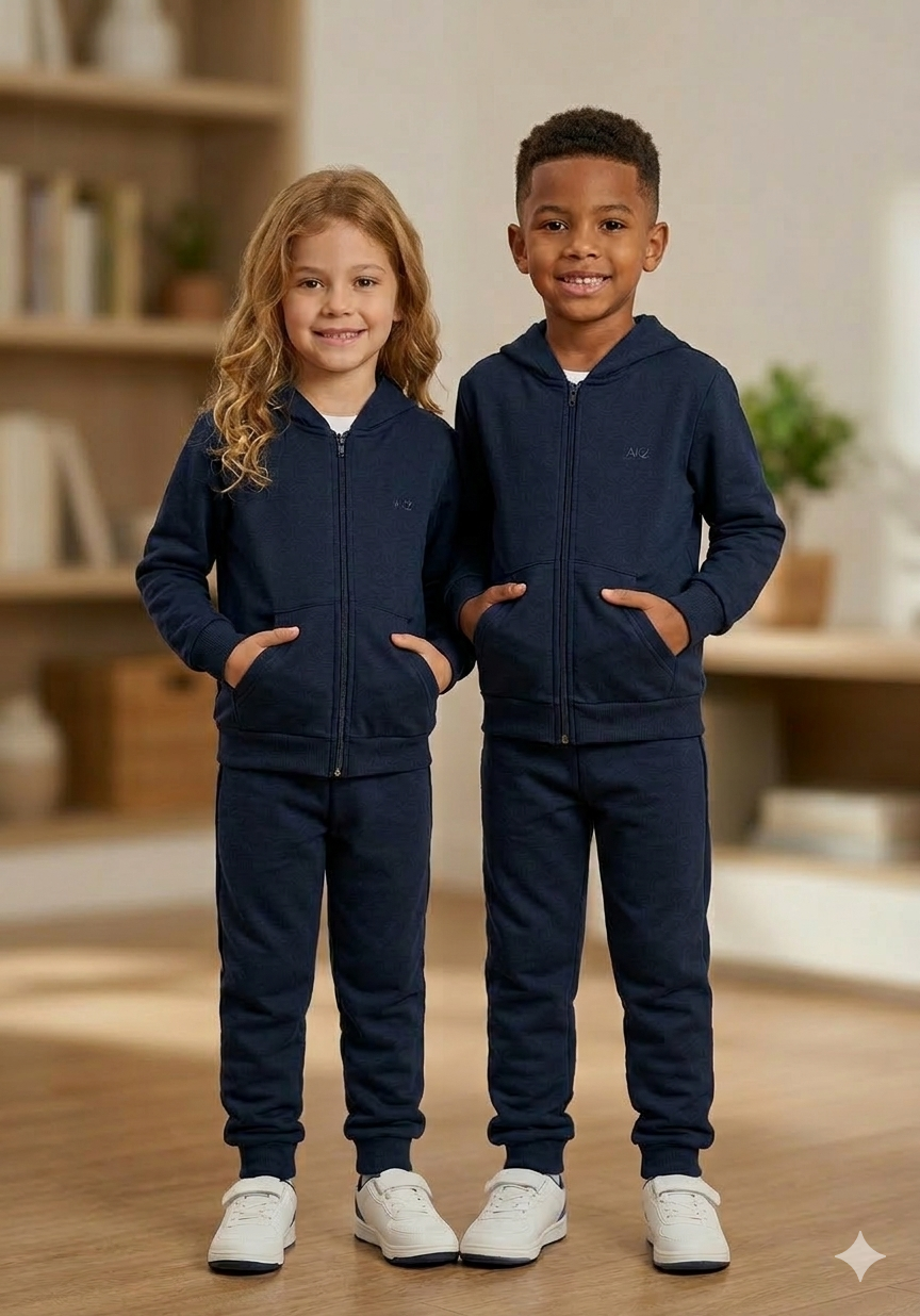 Conjunto Infantil Unissex Alakazoo em Moletom Felpado com Capuz