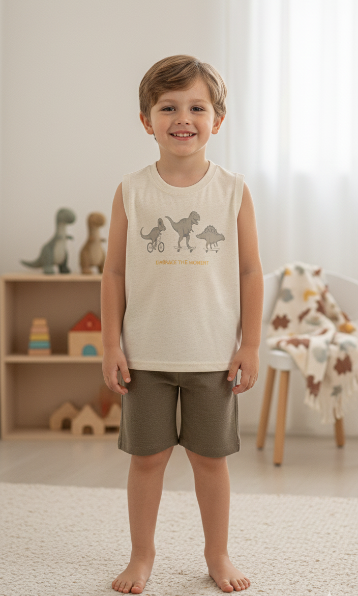 Conjunto Infantil Masculino Pulla Bulla Embrace The Moment – Conforto e Estilo para o Dia a Dia