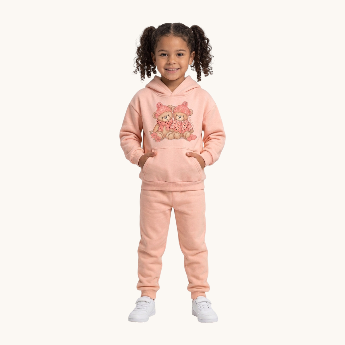 Conjunto Infantil Feminino Pulla Bulla Ursinhas Delicado e Confortável