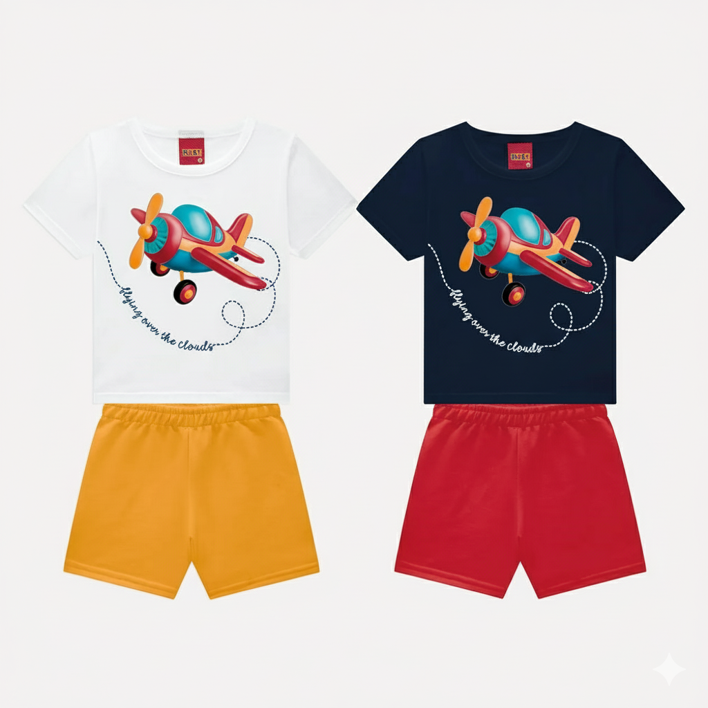 Conjunto Infantil Masculino Kyly Aviãozinho
