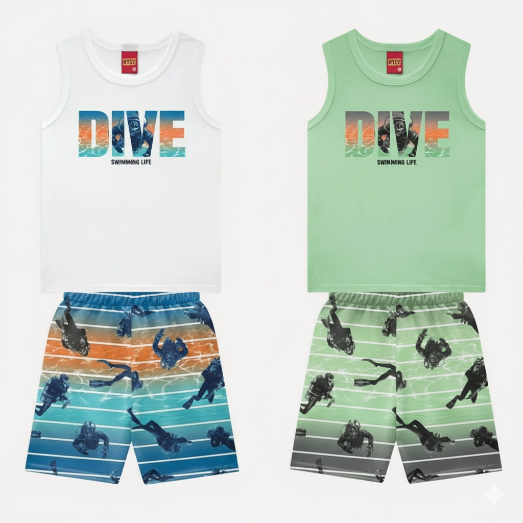 Conjunto Infantil Masculino Kyly Dive