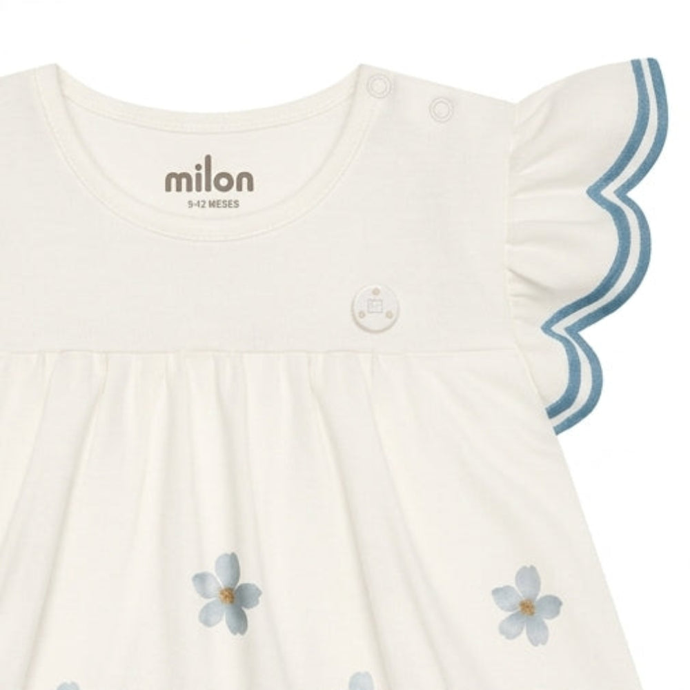 Vestibody Infantil Bebê Milon Pássaro no Jardim