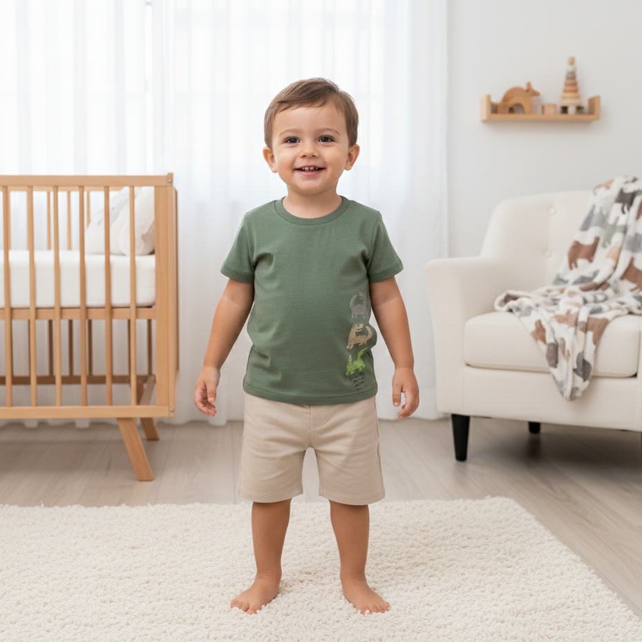 Camiseta Infantil Masculina Pulla Bulla Little Crocs – Conforto e Estilo para o Dia a Dia