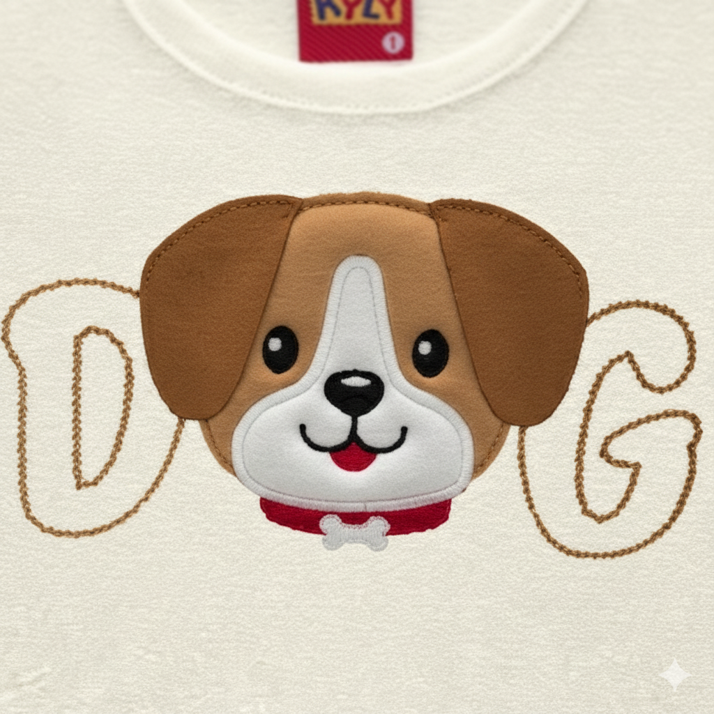 Conjunto Infantil Kyly Dog Bolsos Divertidos