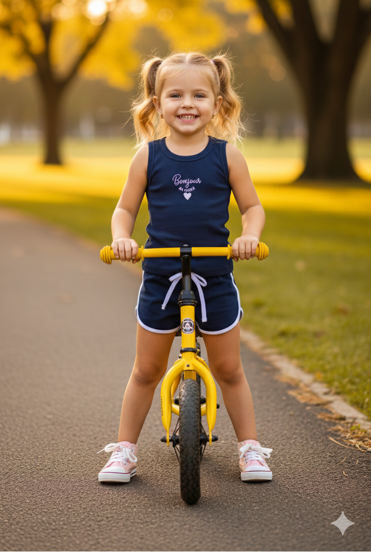 Conjunto Infantil Feminino Pulla Bulla Canelado Bonjour – Conforto e Estilo para o Dia a Dia