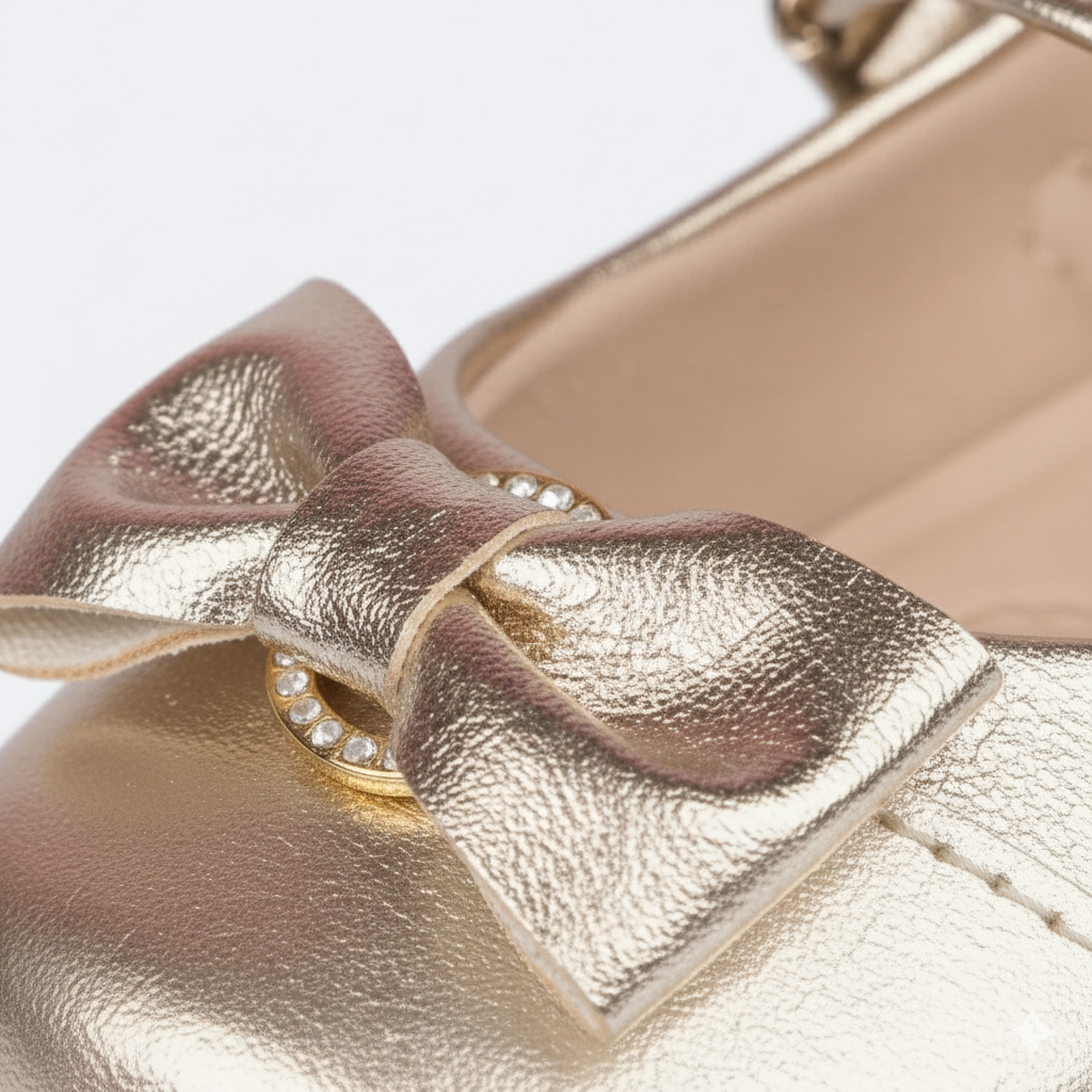 Sapatilha Infantil Pampili Angel Menina Lacinho Strass