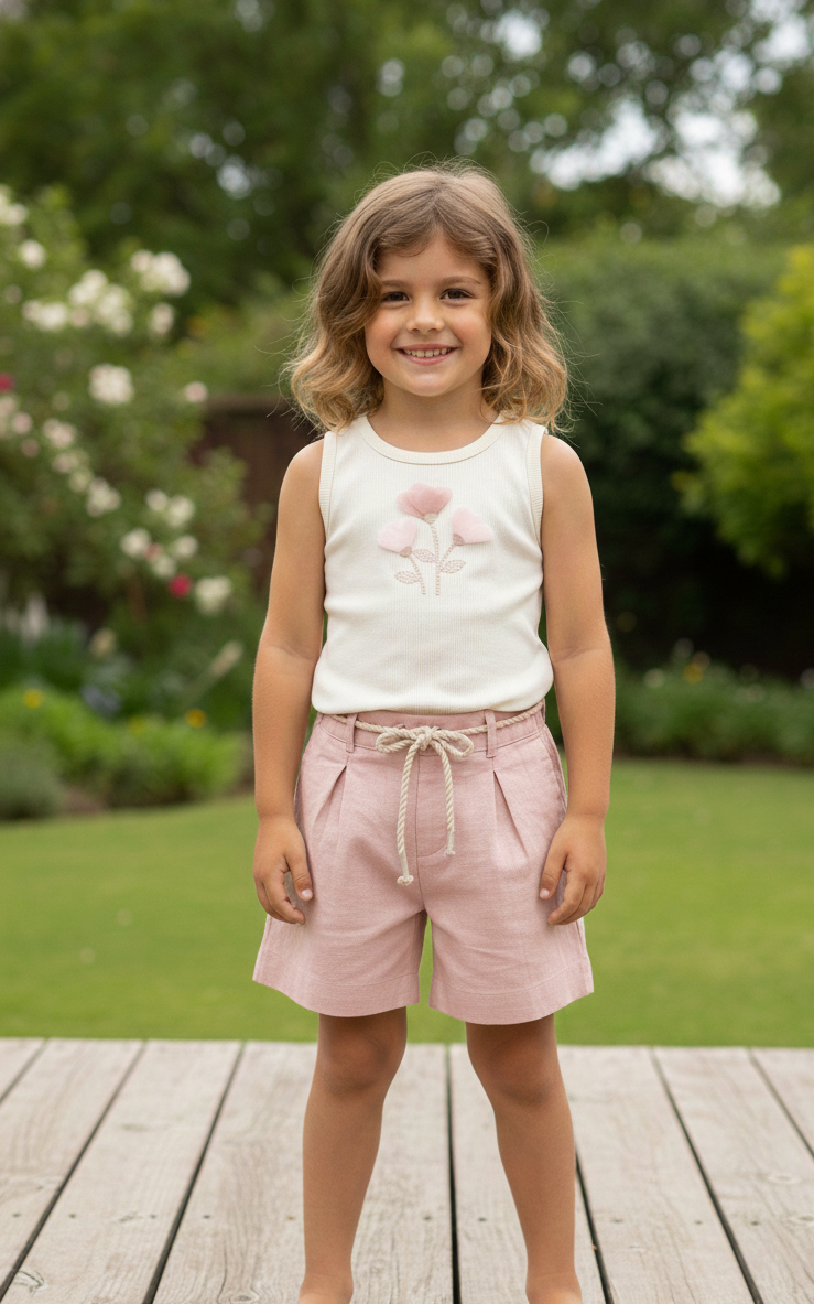 Conjunto Feminino Pulla Bulla Flores Bordado