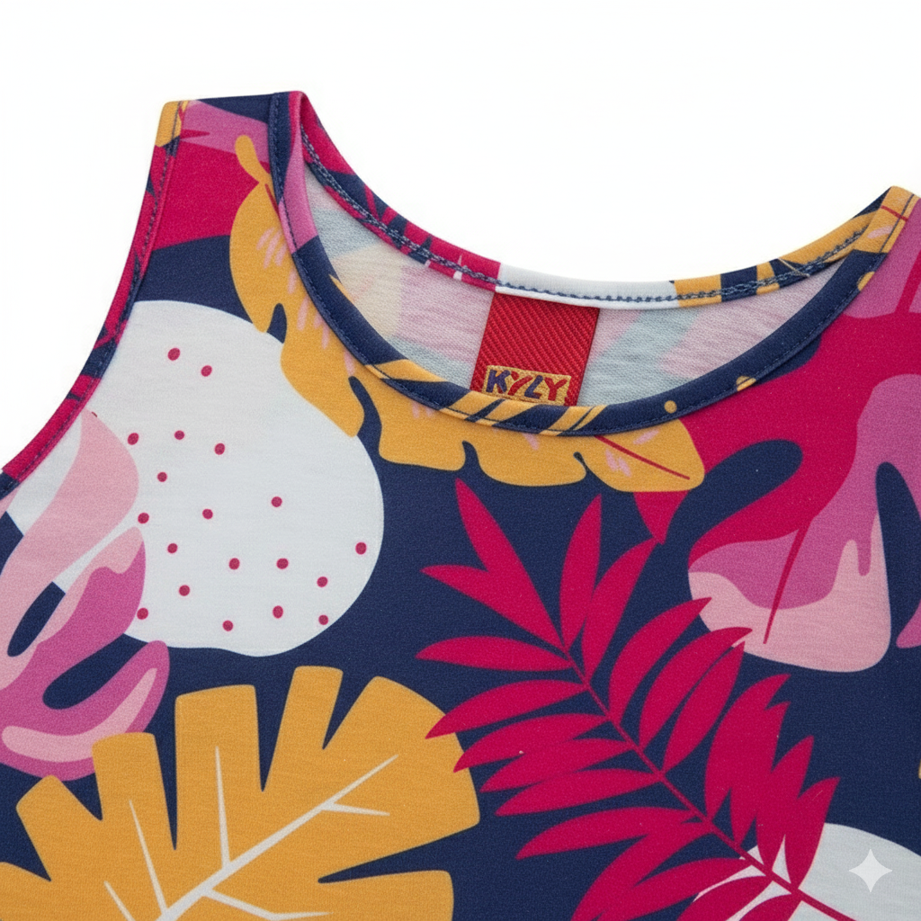 Conjunto Feminino Kyly Infanto-juvenil Estampado