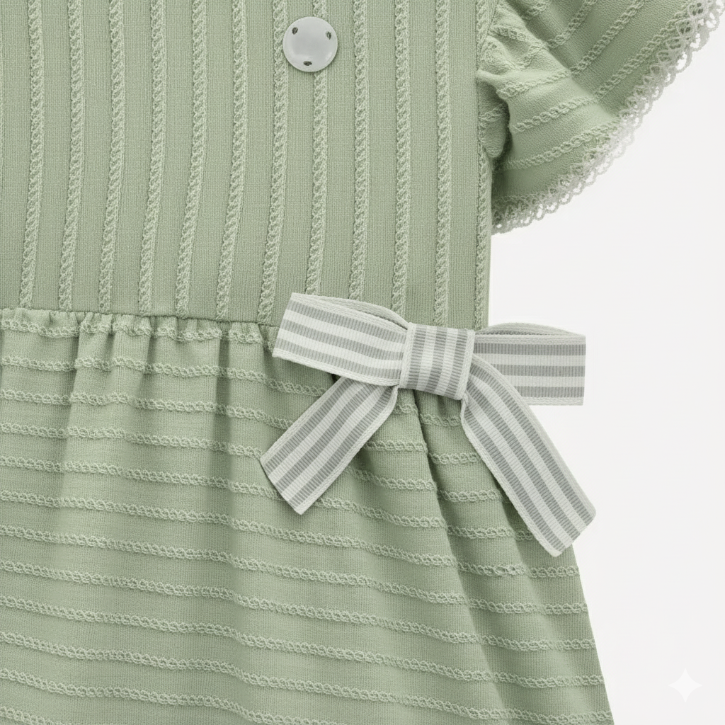 Vestido Infantil Feminino Milon Lacinhos