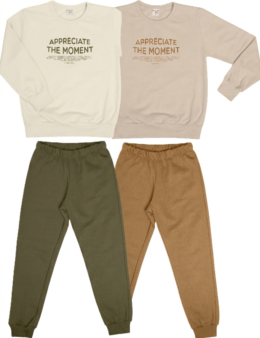 Conjunto Infantil Menino Have Fun Appreciate The Moment em Moletom