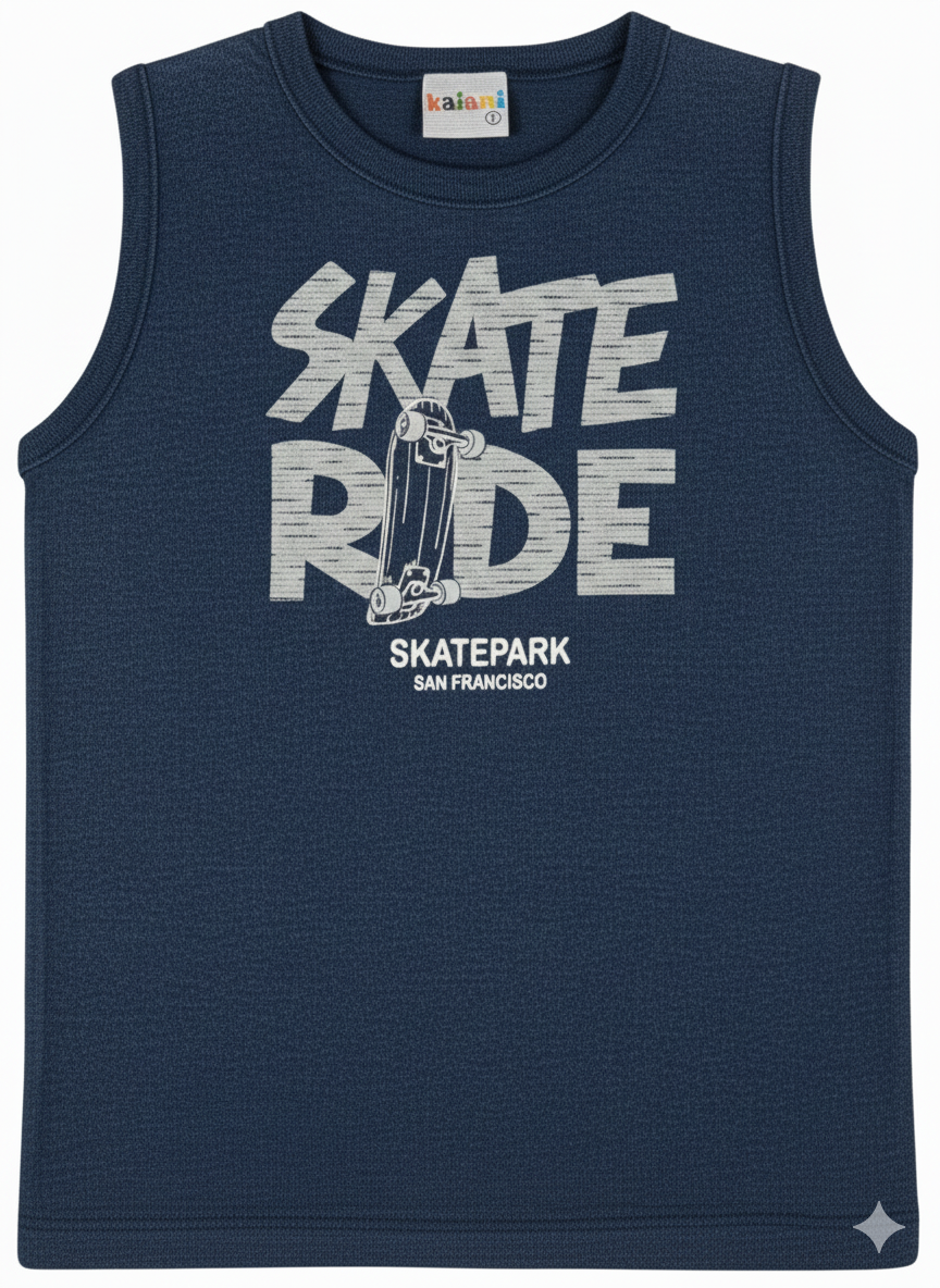 Conjunto Infantil Masculino Kaiani Skate Ride – Conforto e Estilo para o Dia a Dia