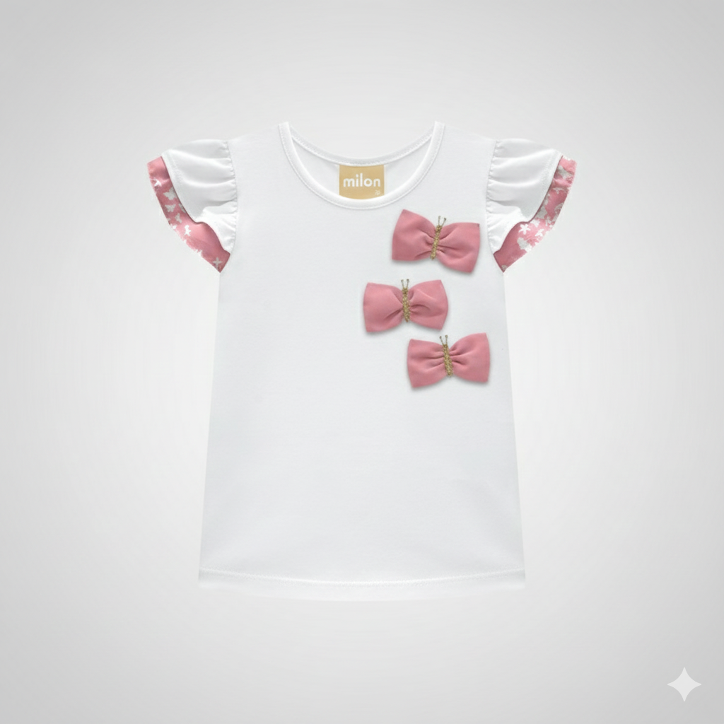 Conjunto Infantil Milon Borboletas